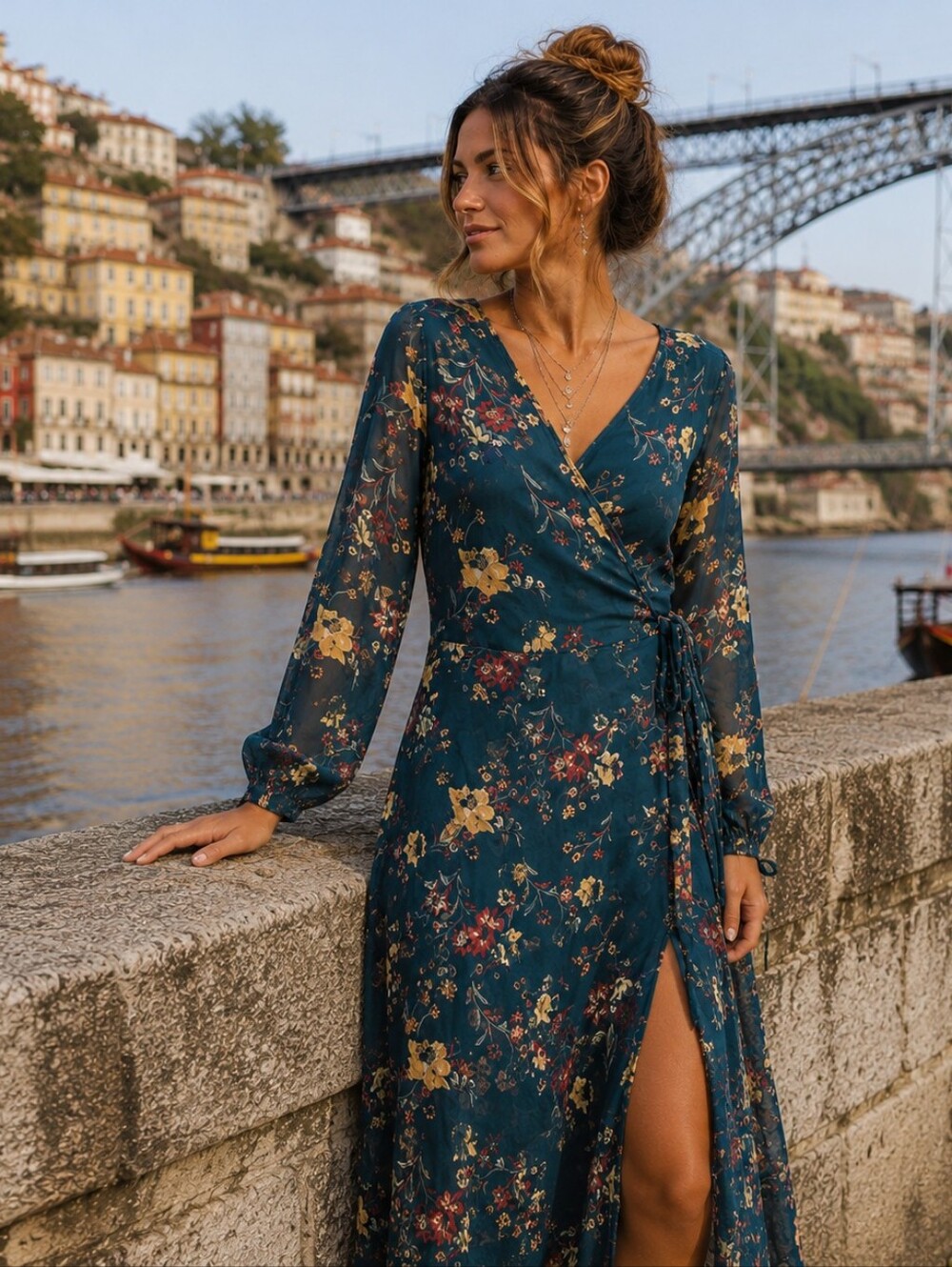 🎉 NEW Band of Gypsies Floral Kimono Wrap Dress Summer Duster XS